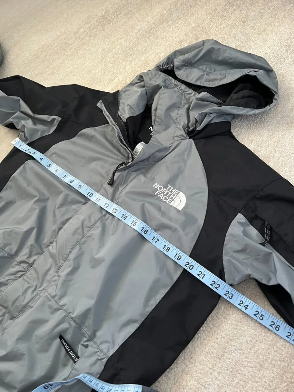 The North Face gray black